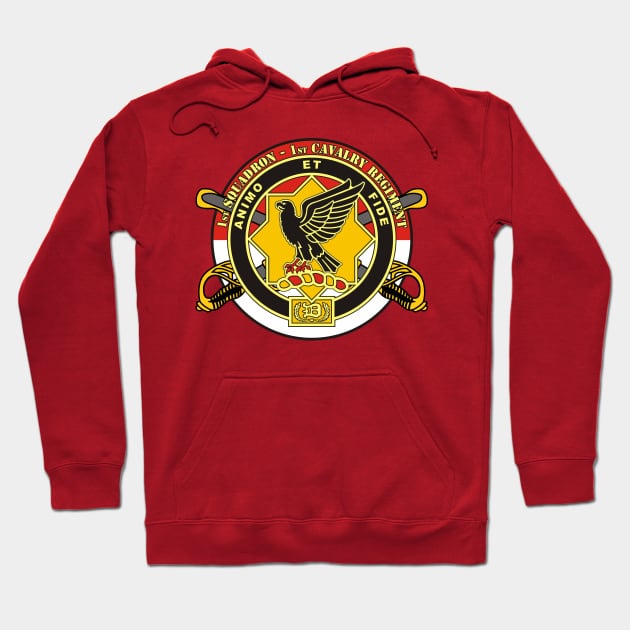 1st Squadron, 1st Cavalry Regiment - U.S. Army Hoodie by MBK